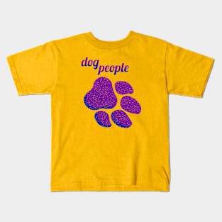 Dog people - Purple Kids T-Shirt